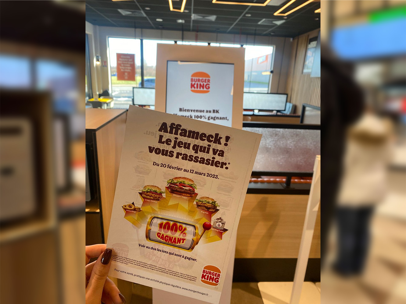 Opération Burger King - weezio bornes - borne de jeux interactives 2