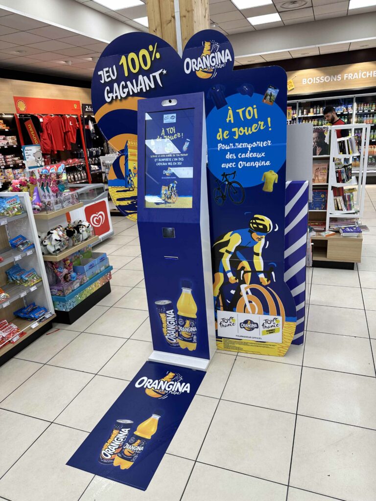 Activation Orangina - Plateforme Weezio - Solution Activation Retail Shopper 1