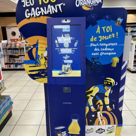 Activation Orangina - Plateforme Weezio - Solution Activation Retail Shopper 2