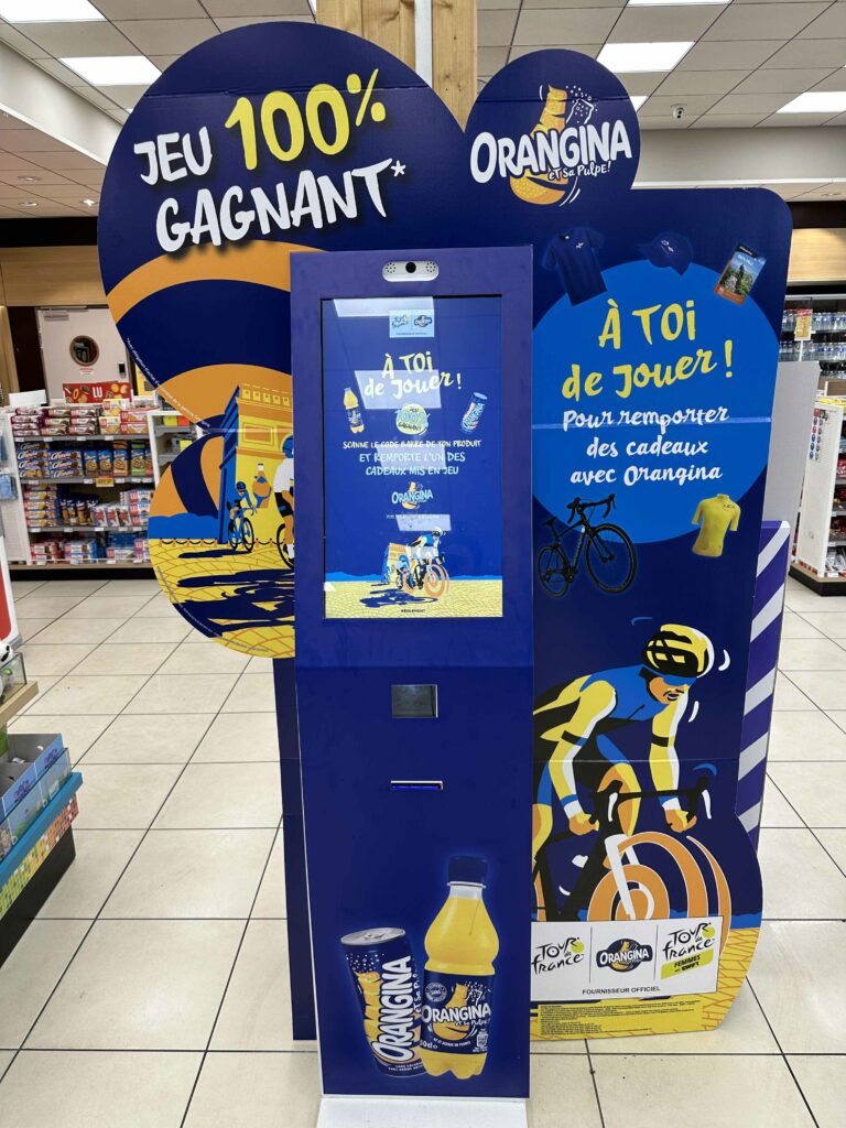 Activation Orangina - Plateforme Weezio - Solution Activation Retail Shopper 2