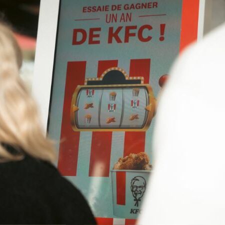 Borne de jeux - KFC - Animation