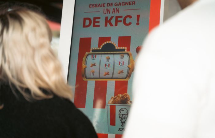 Borne de jeux - KFC - Animation