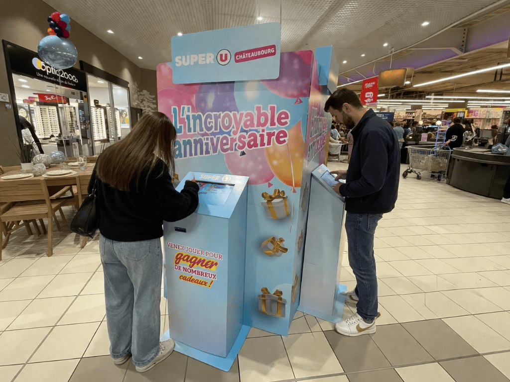 Borne de jeux interactive Borne de jeux interactive