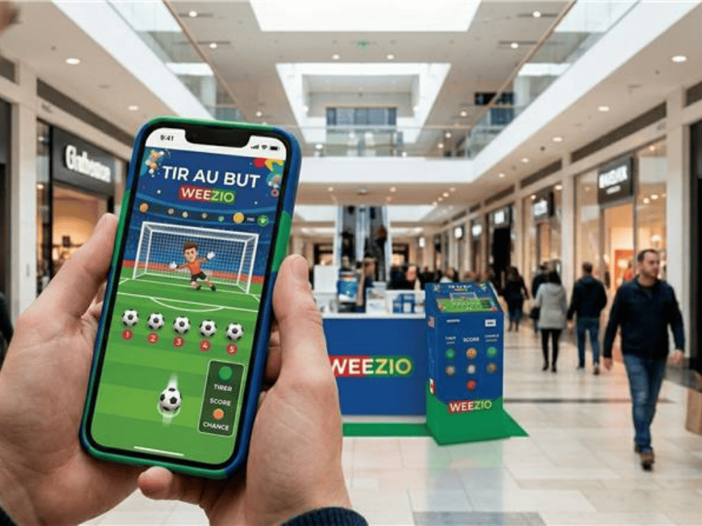 Jeu web marketing mobile Weezio